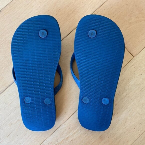 Havaianas Flip Flops Disney Pirates of the Caribbean Blue Kids Size 3-4 - Picture 3 of 3